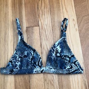 Snake skin bathing suit